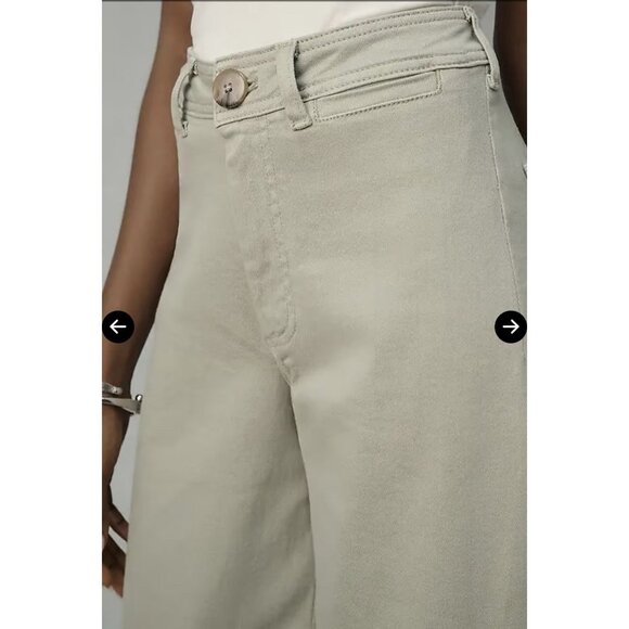 NWT Size 31 - Anthropologie The Ettie High-Rise Crop Wide-Leg Jeans (NWT US$ 98) - Picture 5 of 9